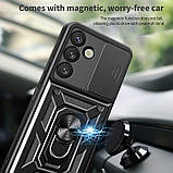 Ударостійкий чохол Camshield Serge Ring for Magnet для Samsung Galaxy S25 Plus (SM-S936B), фото 5