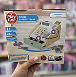 Дерев'яна іграшкова каса Playtive зі світловими та звуковими ефектами, фото 4