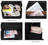 Рюкзак дівчина нейлонова тканина модний новий фасон Міський рюкзак стильний тільки опт, фото 10