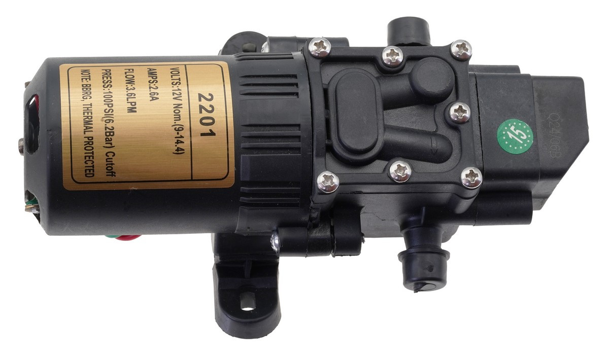 Міні насос (12V, 7,0 Bar) у зборі для обприскувача