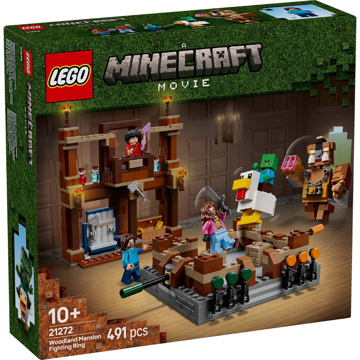 LEGO Конструктор Minecraft Бійцівський ринг у лісовому маєтку, фото 1