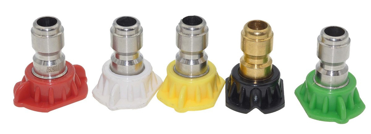 Набір насадок миття високого тиску Dnipro-M PW-18Ri (комплект 0, 15, 25, 40)