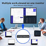 HDMI Multiviewer Switch 4x1, відеостіна, перемикач для одночасного виведення 4 HDMI-джерел на один екран, фото 10