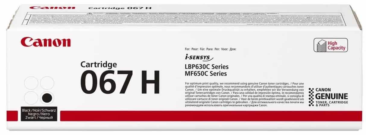 Картридж Canon 067H Black для MF65x, LBP63x Series (5106C002)