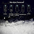 Барометр Штормгласс RESTEQ глобус великий, крапля Storm glass на скляній підставці, фото 8