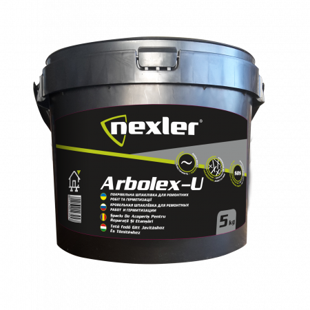 Кролева шпаклівка для ремонту стиків, швів і примикань NEXLER ARBOLEX-U, 5 кг