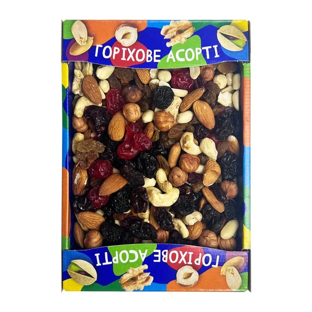 Горіхове асорті з сухофруктами Healthy Pack, 500 гр