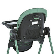 Стільчик для годування El Camino ME 1037-B CRYSTAL на коліщатках — екошкіра, 5 рівнів висоти, 3 нахили спинки, фото 7