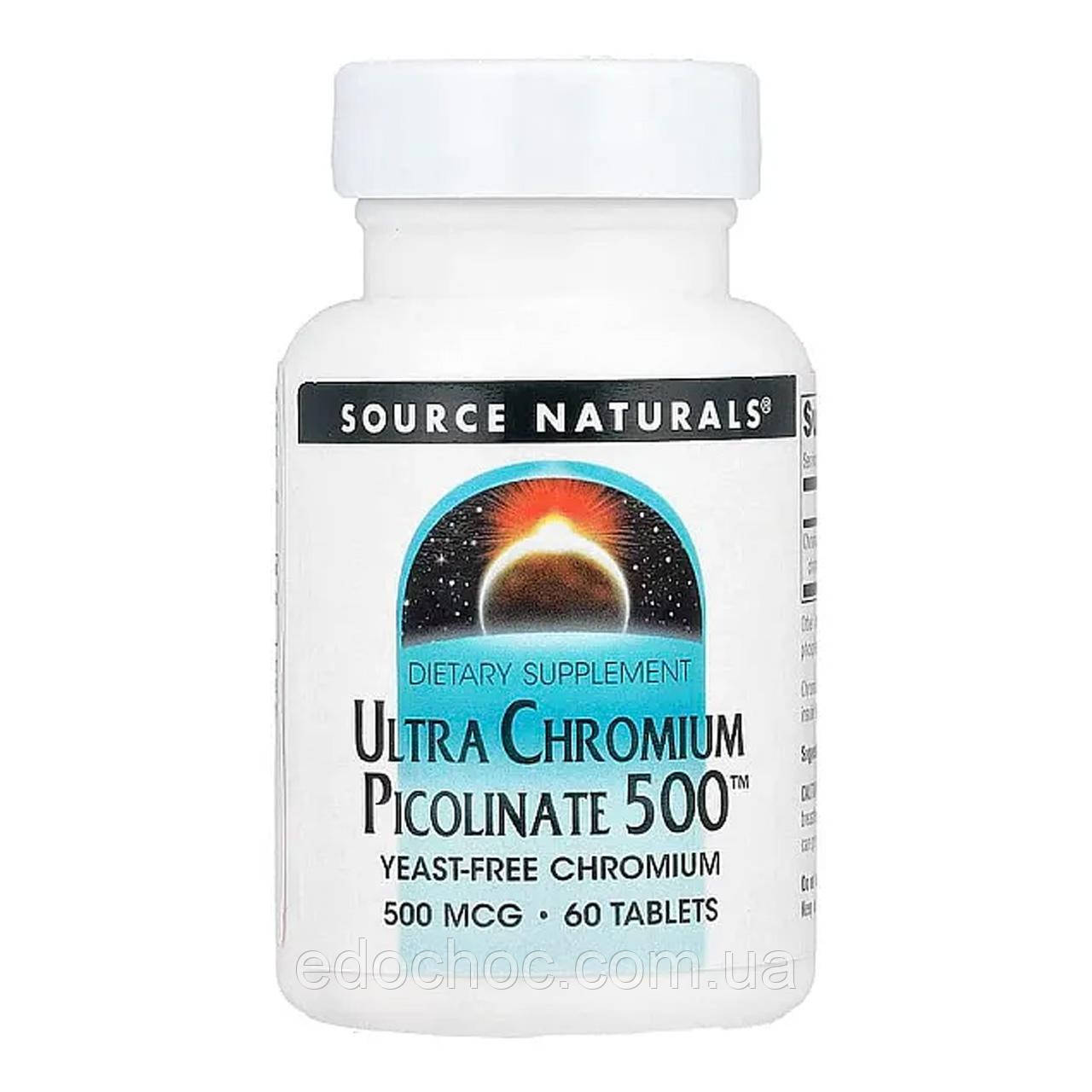 Ультра хром піколінат (Ultra Chromium picolinate 500) 500 мкг 60 таблеток SNS-00515