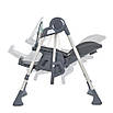 Стільчик для годування 3в1 El Camino Swan ME 1087-G: керування зі смартфона, живлення USB, 5 рівнів висоти, 3 кути нахилу, фото 3