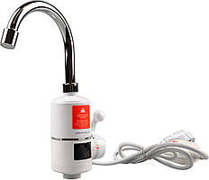 Електричний водонагрівач кран Grunhelm EWH-1X-3F-LED