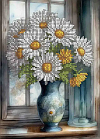 Схема для вишивання бісером ТМ Acorns Ромашки А5-Д-722