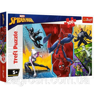Promo Ціна! Пазл Trefl Spiderman Догори ногами 100 елементів (5900511163476) - тільки на ZaGrosh.com.ua, фото 1