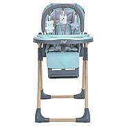 Стільчик для годування El Camino CRAFT ME 1115‑W: 6 рівнів висоти, спинка 3 положення, знімний піднос, екошкіра, фото 4