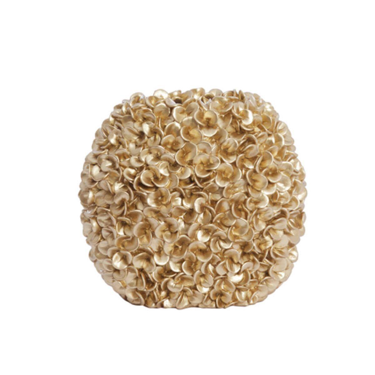 Ваза з полірезину золотого кольору з декором Phylia Light and Living, фото 1