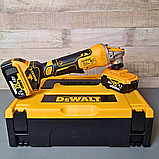 Шліфмашина кутова DeWalt DCG418N Болгарка в пластиковому кейсі Потужна акумуляторна болгарка 48V 6.0AH, фото 7