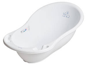 Ванна дитяча зі зливом Bunny 86 см white