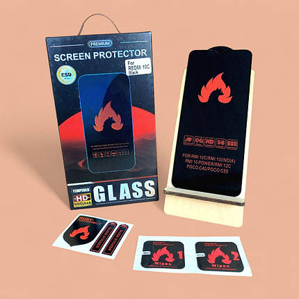 Захисне скло iPhone 13ProMax/ iPhone 14Plus Fire Wolf Black, фото 1