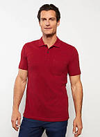 Бордове чоловіче поло з кишенею LC Waikiki/ЛС Вайкікі. фірмова Туреччина