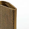 Ваза з металу в бронзовому кольорі з фактурою тканини Cammi Light&Living, фото 2