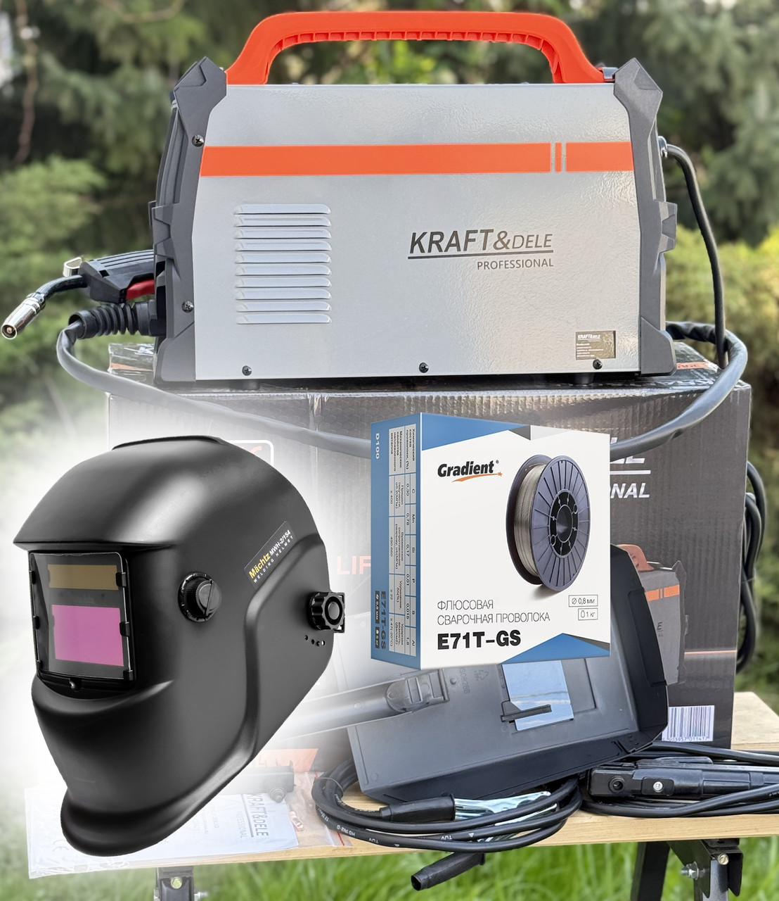 Зварювальний напівавтомат 220A Kraft&Dele KD3421 Польща