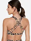 Спортивний Топ Victoria's Secret Strappy Back Light Impact Sport Bra, Леопардовий, XS, фото 3