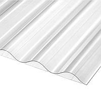 Полікарбонатний прозорий шифер Suntuf Iron 0.8мм 900х4000мм, Прозорий