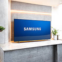 Тонкий телевізор 32дюйми Samsung Smart TV 4K T2 Телевізор з голосовим управлінням android 14 WiFi LED Самсунг
