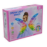 Крила дитячі, перламутр, мелодія, підсвічування, рух крилами, фото 2