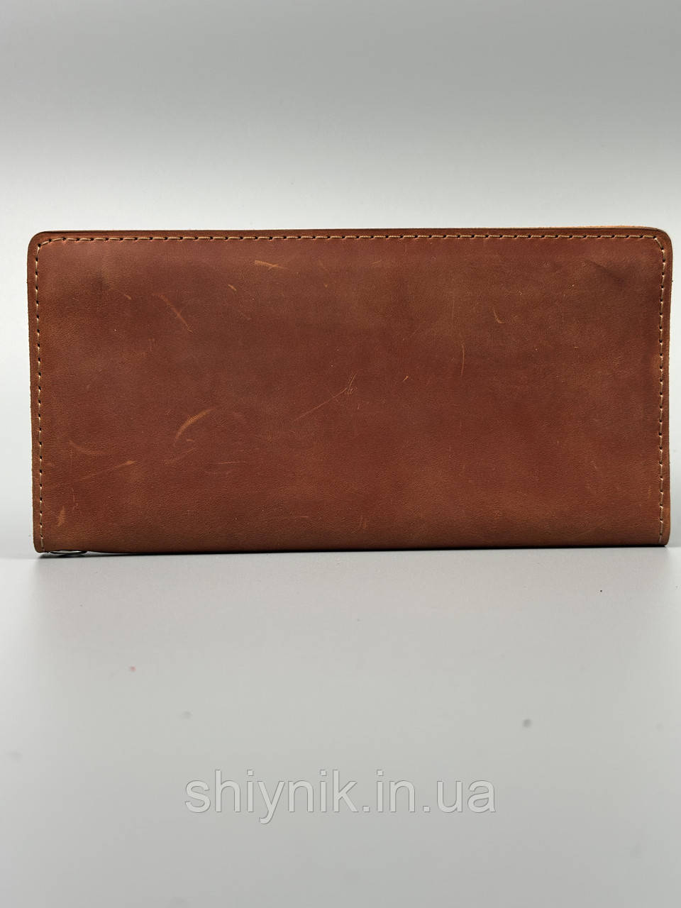 Шкіряний гаманець KATRINE коньячний, фото 1