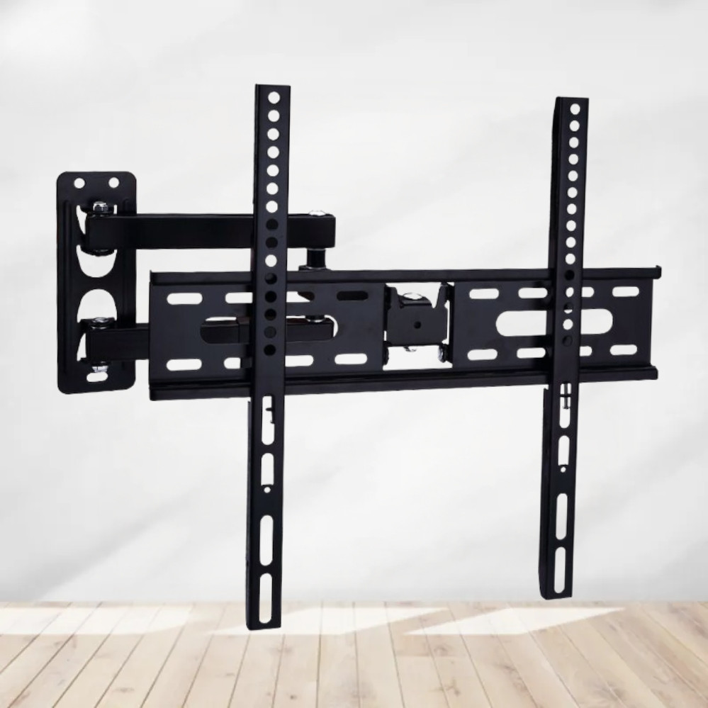 Настінне кріплення для ТВ 26"-55" Flat Panel TV Wall Mount Похило-поворотний кронштейн для телевізора, фото 1