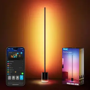 Розумна підлогова лампа кутова Govee Floor Lamp 2 Black H607С RGBIC 152 см, фото 1
