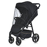Коляска дитяча El Camino FIJI прогулянкова чорна ME 1113-2 Black, фото 4