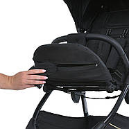 Коляска дитяча El Camino чорна ME 1113-2 Black Matt, фото 8