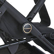 Коляска дитяча El Camino чорна ME 1113-2 Black Matt, фото 10