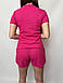 Жіночий літній костюм у рубчик з шортами (Норма і полубатал), фото 5