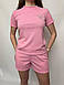 Жіночий літній костюм у рубчик з шортами (Норма і полубатал), фото 7