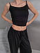 Жіночий літній спортивний костюм з віскози майка і штани палаццо (Норма), фото 2