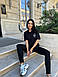Костюм жіночий спортивний футболка і легінси у рубчик (Норма), фото 9