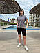 Костюм жіночий спортивний футболка і велосипедки з куліру (Норма та напівбатал), фото 10