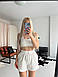 Жіночий літній спортивний костюм з двонитки топ і шорти (Норма), фото 3