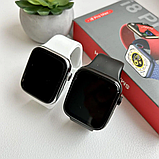 Розумний смарт-годинник Smart Watch i8 PRO MAX з голосовим викликом фітнес-трекер пульсометр тонометр., фото 5