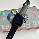 Розумний смарт-годинник Smart Watch i8 PRO MAX з голосовим викликом фітнес-трекер пульсометр тонометр., фото 6