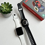 Розумний смарт-годинник Smart Watch i8 PRO MAX з голосовим викликом фітнес-трекер пульсометр тонометр., фото 9