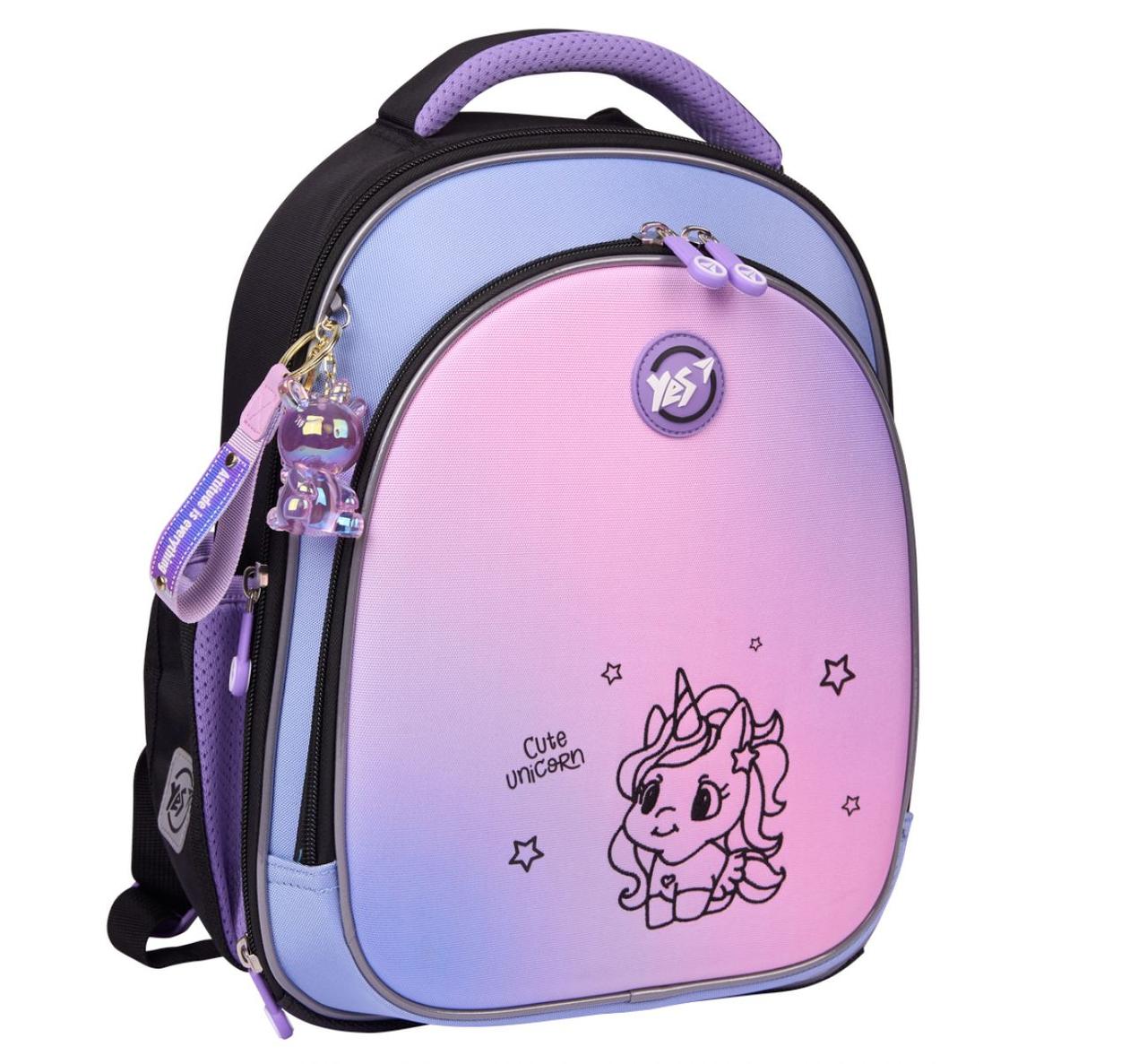 Рюкзак YES S-109 шкільний напівкаркасний Cute Unicorn 559877