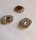 Серединка 2*2,3см к.срібна (1шт) акрилова, фото 3
