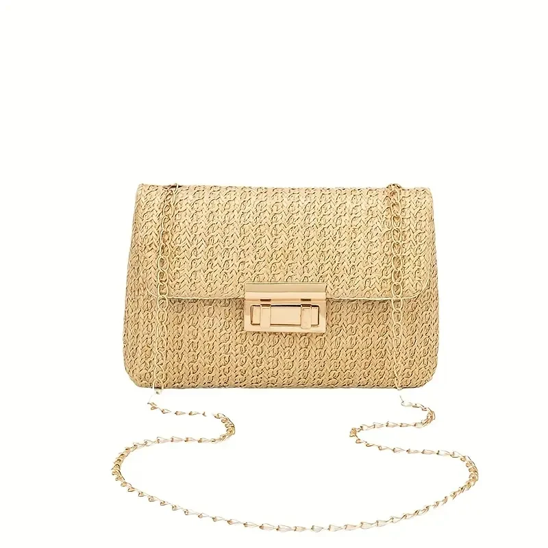 Жіноча солом'яна сумка, розмір 21/14 см, фото 1