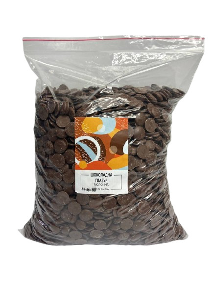 Шоколадна глазур молочна Zeelandia 12 кг