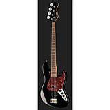 Бас-гітара Harley Benton JB-62CC BK, фото 7