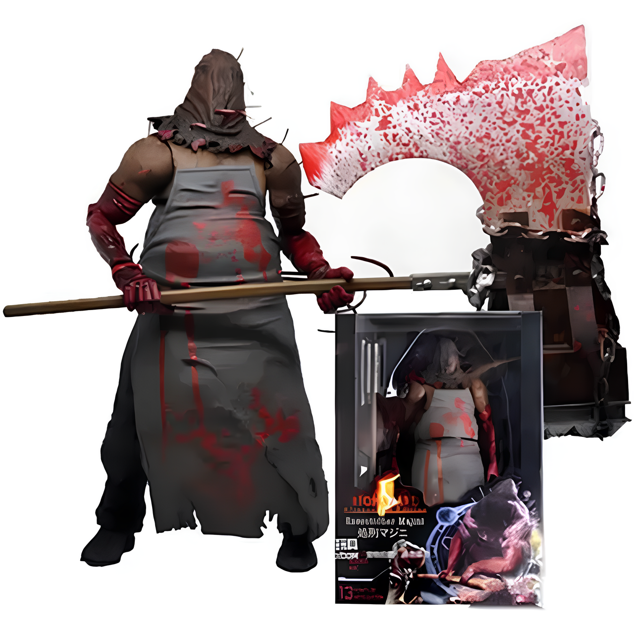 Фігурка Majini Resident Evil. Статуетка Резидент Зла.18см. Колекційні фігурки. Red Executioner Majini
